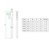 4 Packs Of Stainless Steel 420 Outdoor Tomb Tent Ground Nails Camping Ground Nails Anti Falling Tent Nails