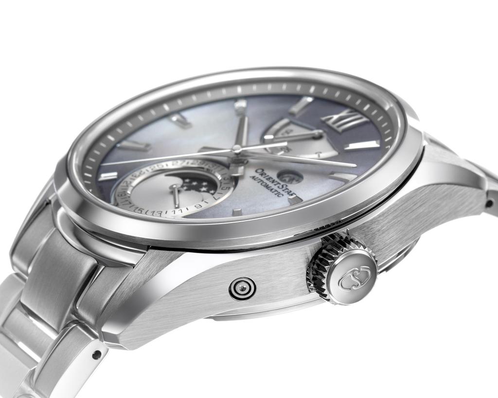 ORIENT STAR Automatyczny zegarek M34 F7 Mechaniczny Faza księżyca Mechaniczny Wyprodukowano w Japonii Ograniczona do 300 sztuk Gwarancja krajowa 2 lata Szary gradient [Orient Star]