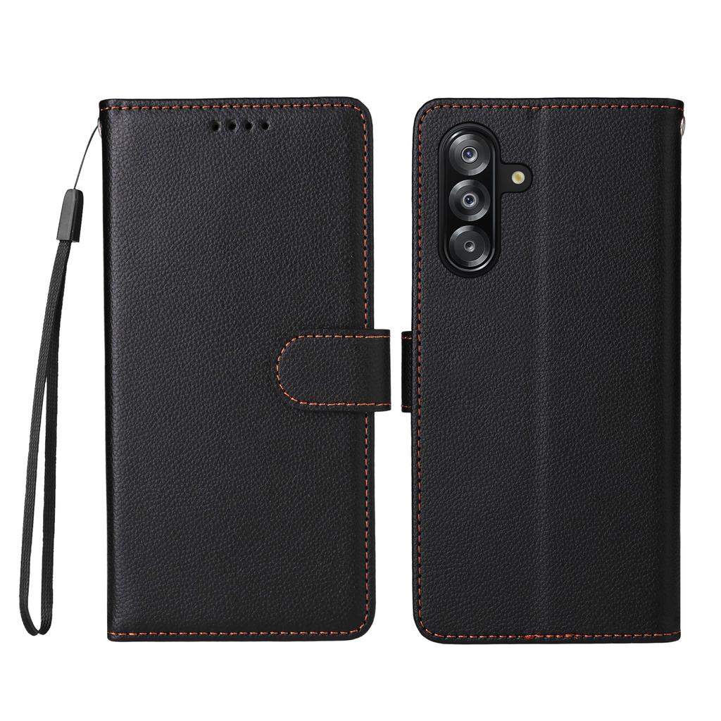 For Samsung Galaxy A17/Galaxy A16 4G/Galaxy A16 5G/Galaxy A26 5G Case RFID Blocking 3 Card Slots PU Leather Phone Cover with Wrist Strap