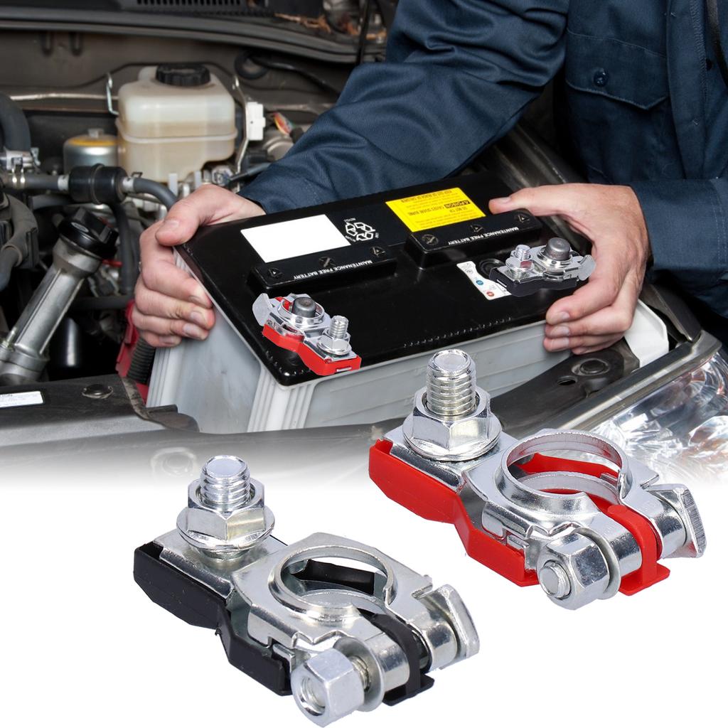 5Pair Battery Terminal Connector Silvery Good Conductivity for Trucks Boats Campers