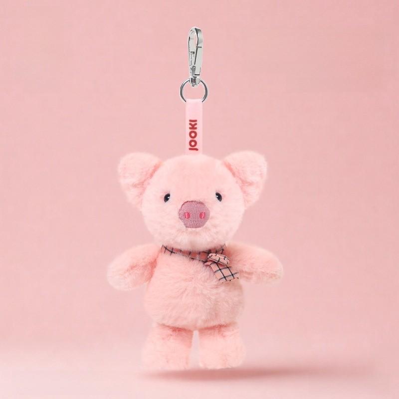 Forest Explore Small Plush Dog Charm With Short Pile Fiber For Birthday Gift