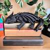 Indoor Home Library Decor Sleeping Dragon Bookshelf Decor, Book Nook Figurine, Gothic Fantasy Reading Booksitter Ornament, Shelf Desk