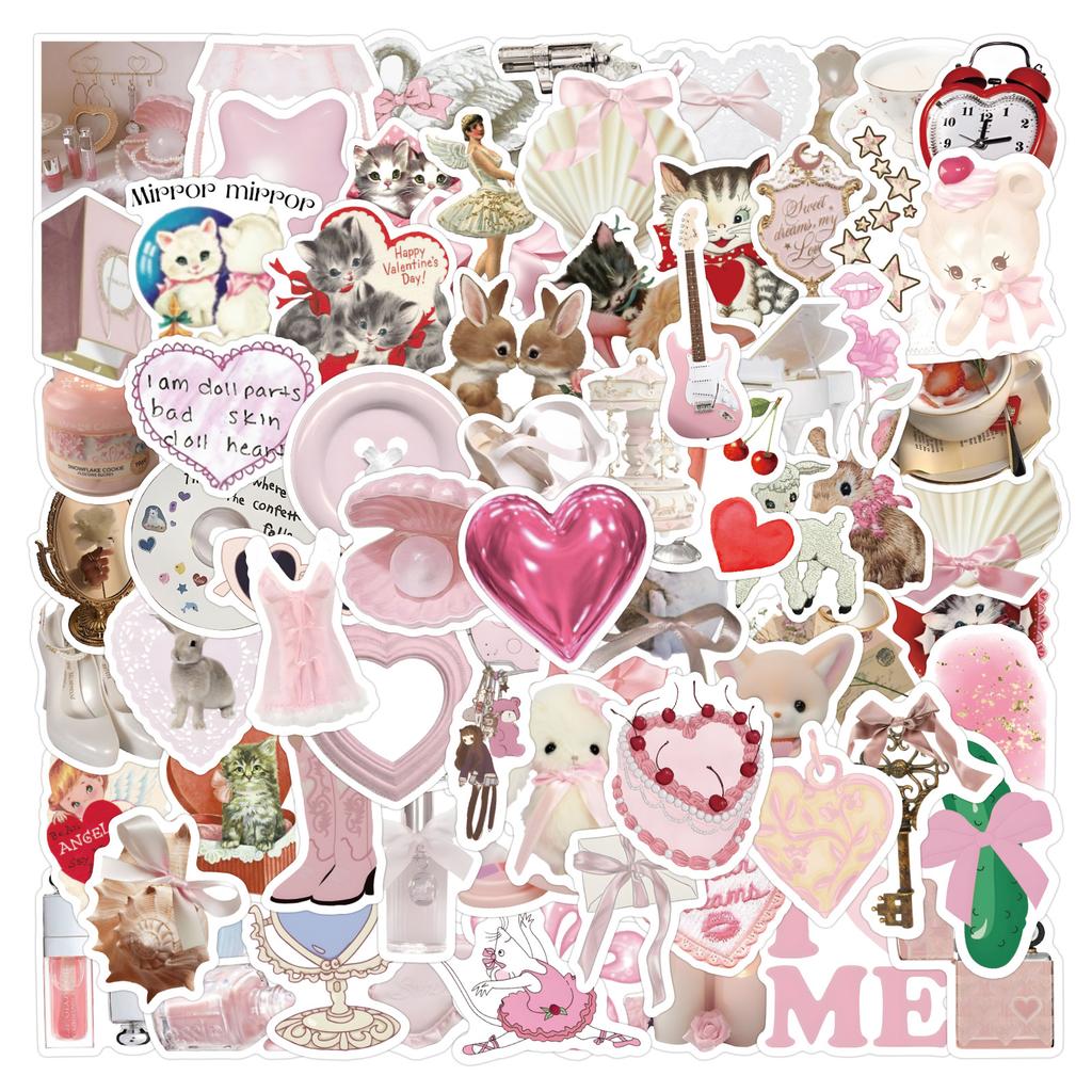 120 Kokett Niedlich Graffiti Aufkleber Dekorieren Auto Laptop Koffer Aufkleber