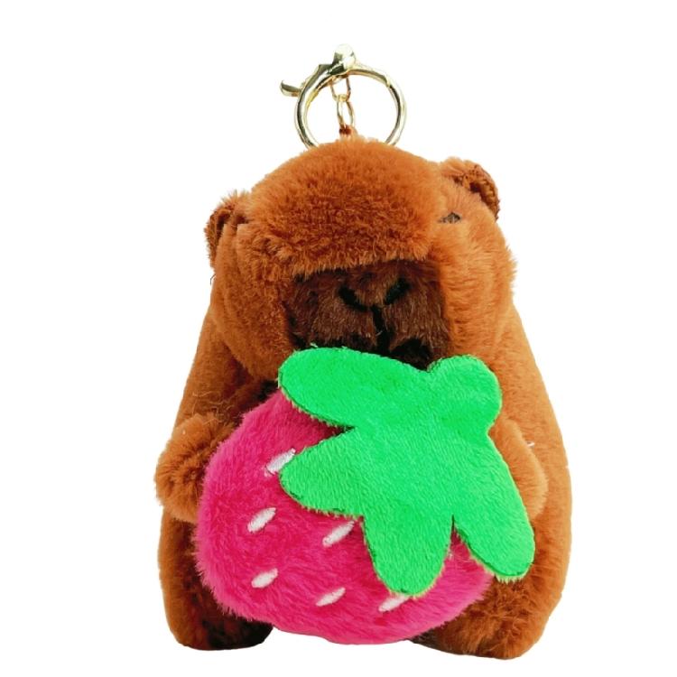 Capybara Plush Keychain Bag Decoration Bags Pendant Lucky Charm Keyring Purse Accesories Designed For Adults
