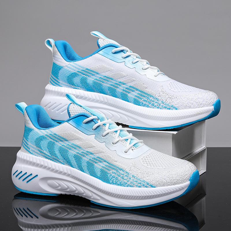 Mens Running Shoes New Trendy Breathable Mesh Sneakers Anti Slip Wear-resistant Outdoor Fitness Training Jogging Shoes Man