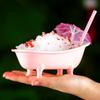 Originality 3D Realistic Bathtub Cocktail Glass Tiki Wine Cup Bar Charms Sorbet Smoothie Milkshake Cold Drink Glasses Container