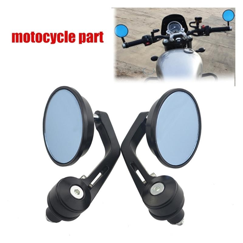Upgrades Aluminum Motorbike Side Glass Adjustable Motorcycle Rearview Glass Set Simple Installation for Riders