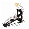 Single Bass Drum Pedal Smooth for Electronic Drums, Drummers