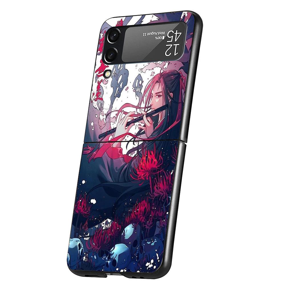 Anime Mo Dao Zu Shi Cover Phone Case For Samsung Galaxy Z Flip 7 6 5 4 3 5G Flip7 Flip6 Flip5 Flip4 Flip3 Black Fundas Shell Gal