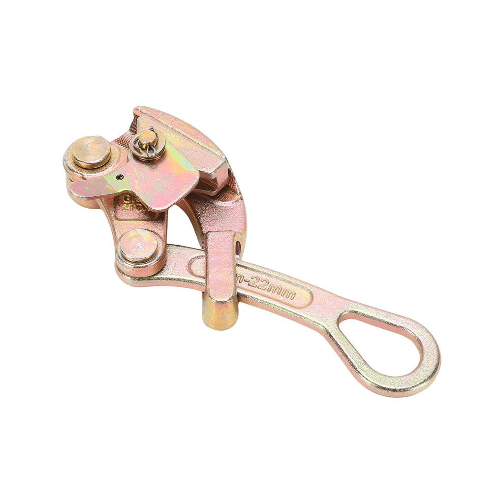 Ferramenta Tensionadora Puxador de Mandíbula de Cabo de Aço de 2 Toneladas para Endireitar Cabos de Aço Trançados de 4-22mm