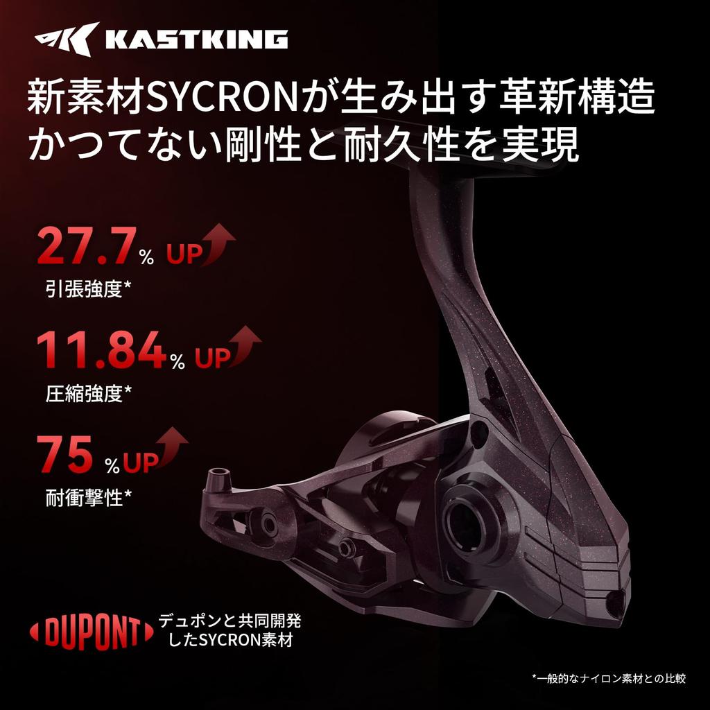 KASTKING Valiant Eagle PRO Spinning Reel 1000 Max Drag 6kg for Stream Trout and Eagle PRO - Ultra-lightweight 137g, 10+1BB, [Suitable Fishing,