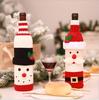 Christmas Decorations for Home Santa Claus Wine Bottle Cover Bag Snowman Stocking Gift