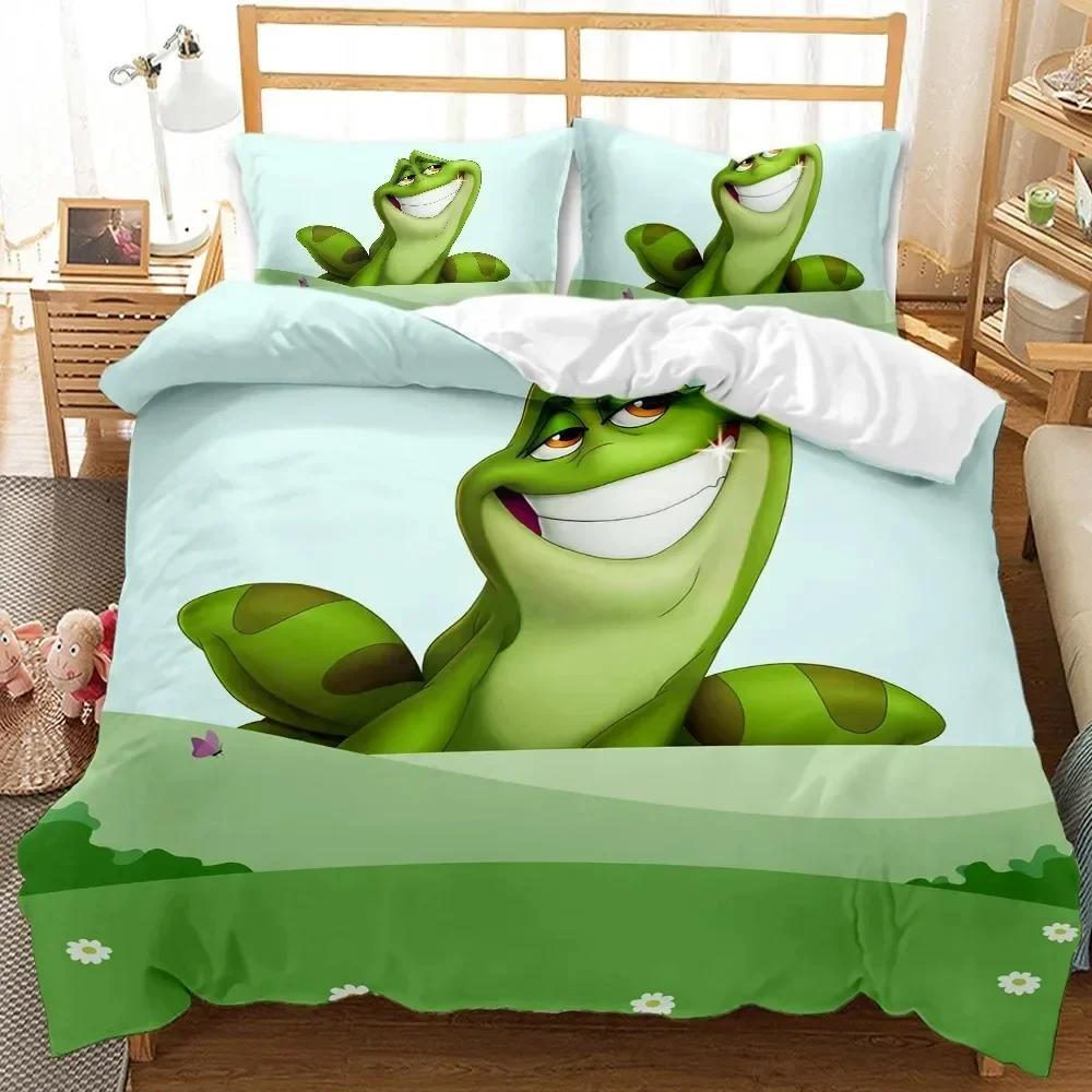 

Постельное белье Пододеяльник с рисунком лягушки King Queen Size Fantasy Galaxy Animal Color Frogs Design Psychedelic Polyester Quilt Cover 70x133cm 2pcs