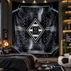 Arazzo da Appendere a Parete Stampa Borussia Mönchengladbach Tessuto per Soggiorno Camera da Letto Decorazione Casa