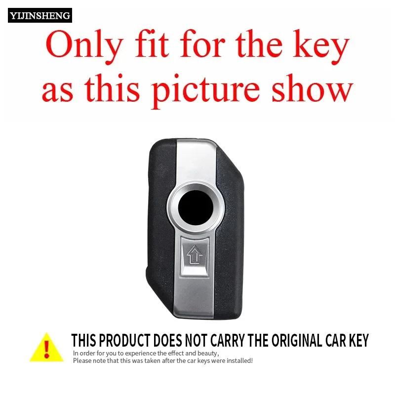 Zinc Alloy + PU Leather Motor Car Remote Key Case Cover Skin Holder For BMW R1200 F750 F850 GS Adv F900 R XR K1600 GT GTL