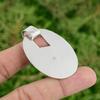 Octagon Natural Smoky Quartz Rough 925 Silver Trendy Anniversary Pendant Jewelry