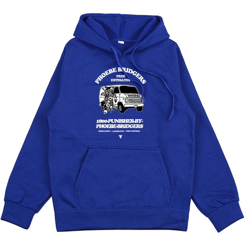 Hoodies Punisher Phoebe Bridgers Printing Sweatshirts Ropa Hombre Sudaderas Streetwear Hip Hop Unisex Clothes