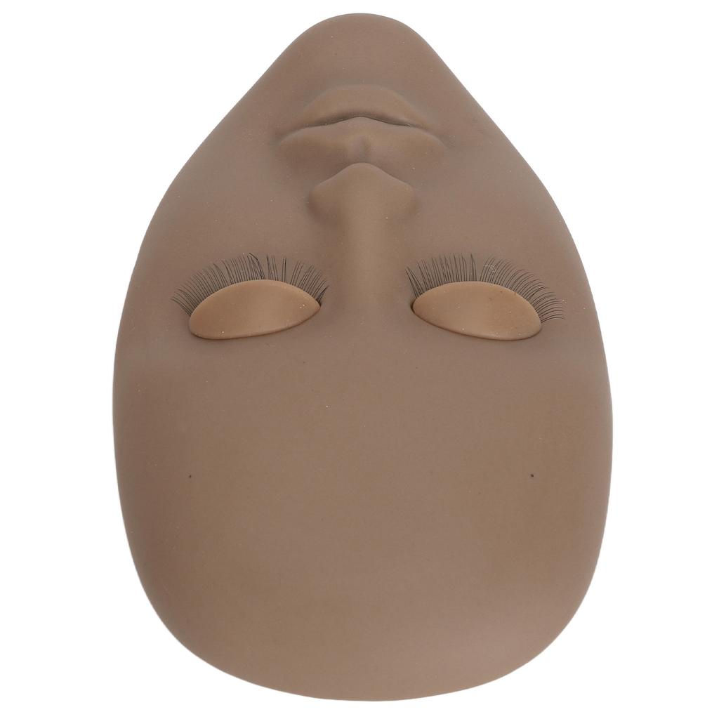 Eyelash Extension Face Mannequin 3 Pairs Removable Eyelids Single Layer Lash Extension Face Model