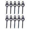10Pcs Carp Fishing Bait Screws Pop Up Bait Boilie Method Feeder Fishing Accessories Connector Swivels End Tackle