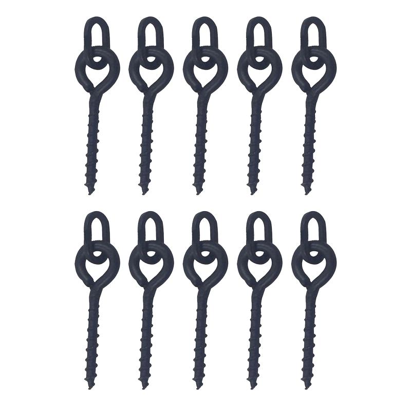 

10pcs Carp Fishing Bait Screws Pop Up Bait Boilie Method Feeder Fishing Accessories Connector Swivels End Tackle A