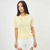 Knitted Sweater T shirt Women Tops 2026 Summer New Short Sleeve Polo Sweater Casual Loose Lapel Sweater Fashion Casual T shirt