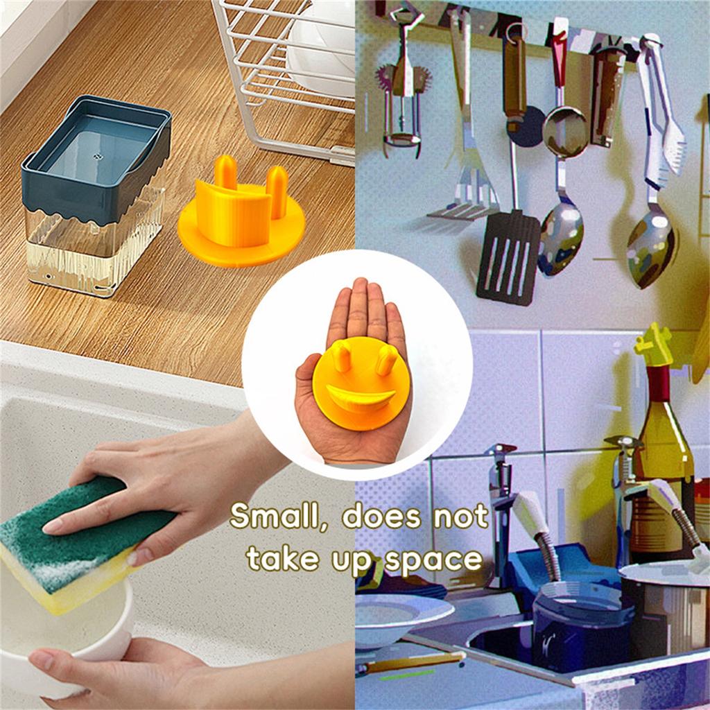 Multifunctional Kitchen Cleaning Sponge Storage Rack Rack Scouring Pad Sponge Rack Kitchen
