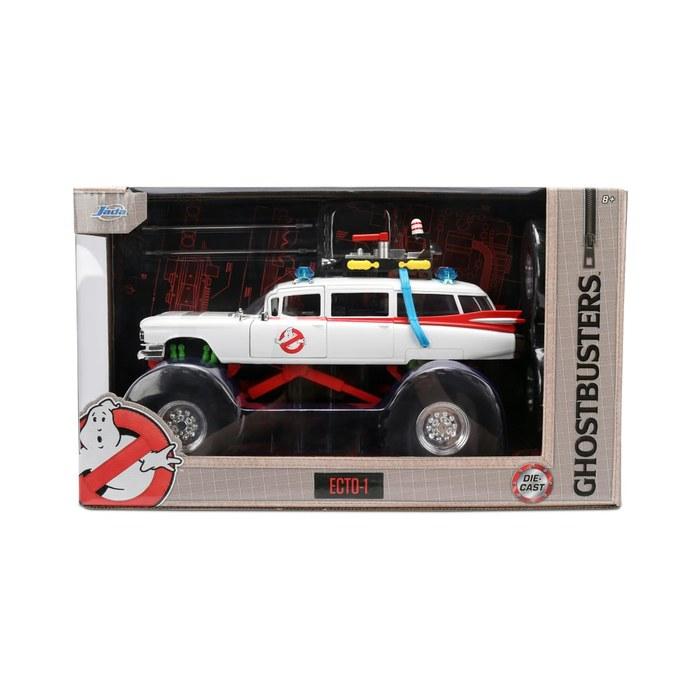 Kyosho Jada Toys Hollywood Rides 1/24 Ghostbusters Ecto-1 Monster Truck JADA35943 Multicolor