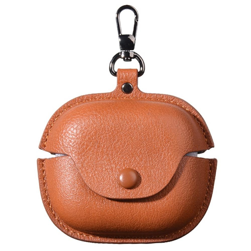 

Для наушников Beats Powerbeats Pro 2 Чехол Бизнес Кожа+ПК Защитная крышка Light Brown