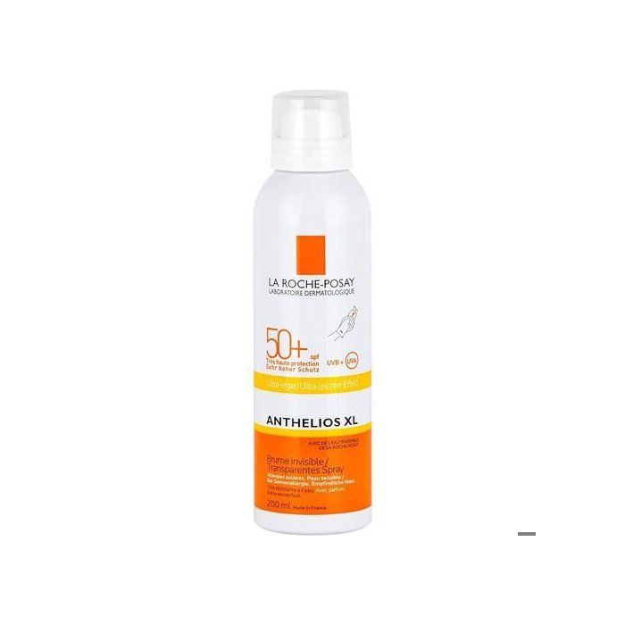 Brume Solaire - La Roche-Posay - Anthelios Ultra-Light - SPF 50+ - 200 ml - Invisible et non gras