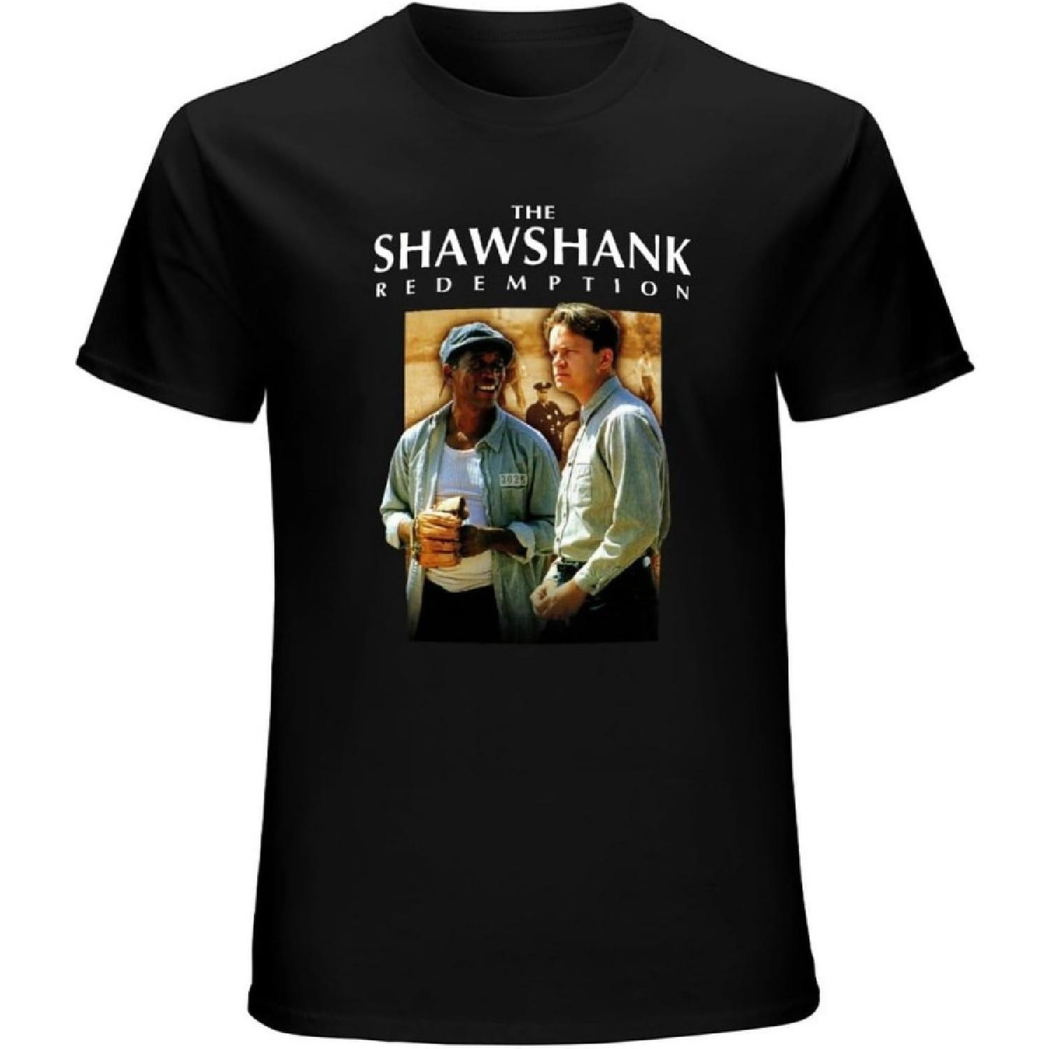 ZHIDANGJIA Men s Keche The Shawshank Redemption, Movie Poster, T-Shirt Black XXXXXL разноцветный