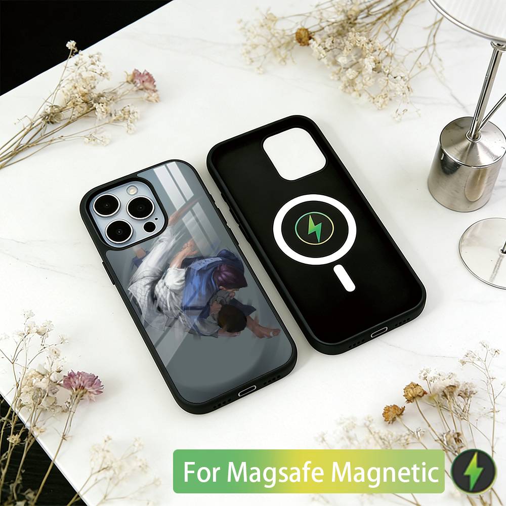 Jujitsu Judo Phone Case For iPhone17,16,15,14,13,12,11 Plus,Pro Magnetic For Magsafe Wireless Charging