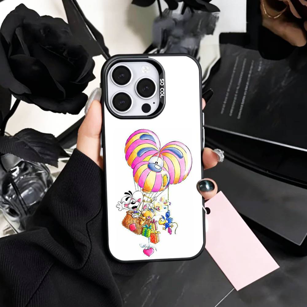 BELLISSIMA Custodia per Telefono D-Diddl Per iPhone17,16,15,14,13,12,11 Plus,Pro Max Colorata Argentata Interno