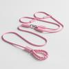 Double-ended P Chain Dog Leash Non-Slip Handle High-Density Nylon Braided Rope Adjustable Length Y-Shaped Pet Leash