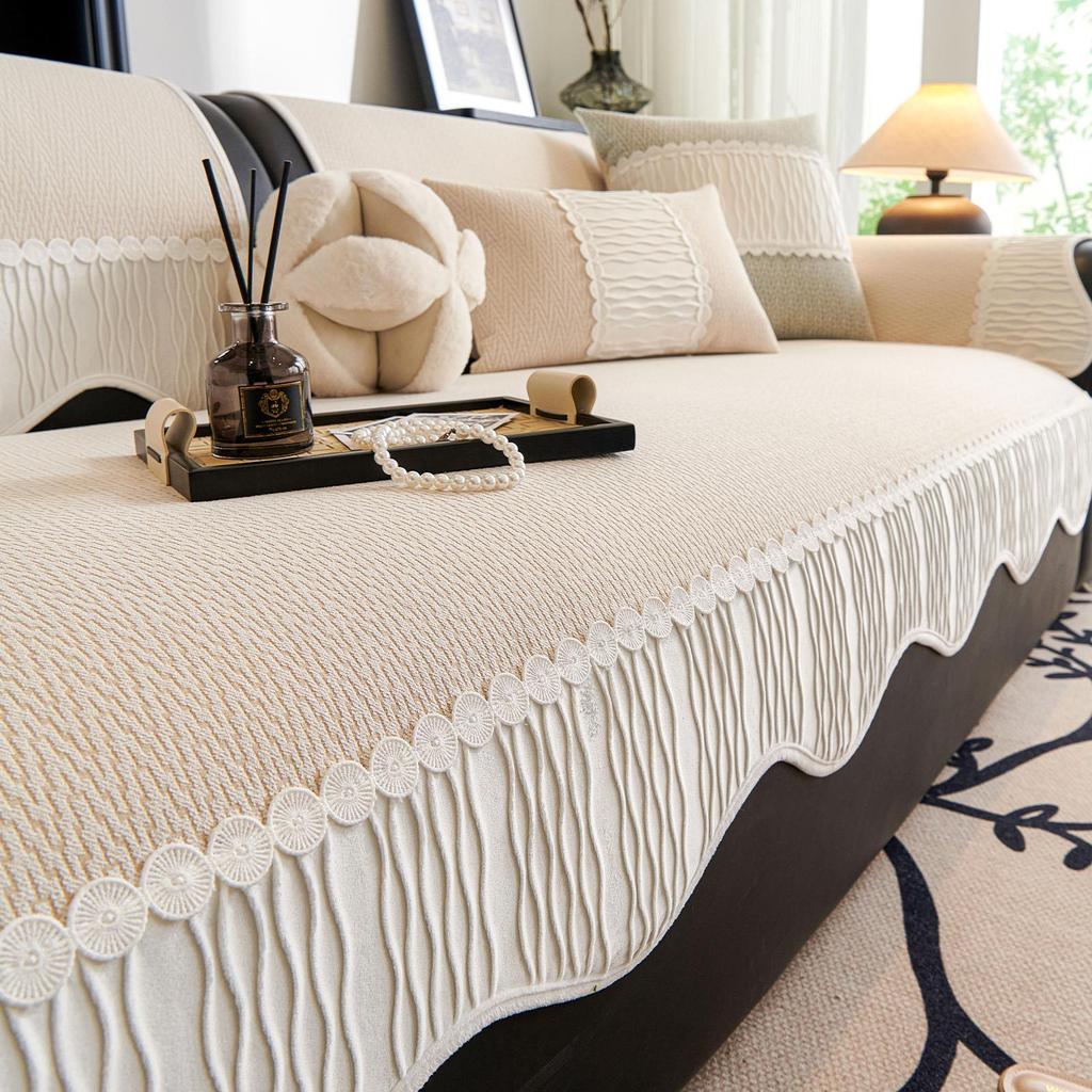 Modern Simple And High-End Sofa Cushion  New Four-Season Universal Sofa Cover Cloth One-Piece Leather Sofa Seat Cushion