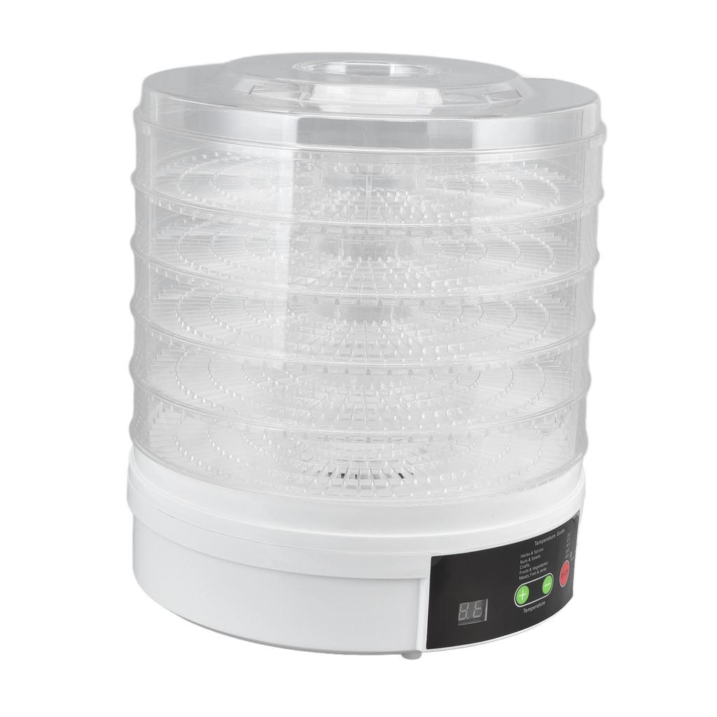Food Dehydrator Food Grade 350W 50Hz 5 Trays Knob Control Electric Food Dryer Machine with Lid for