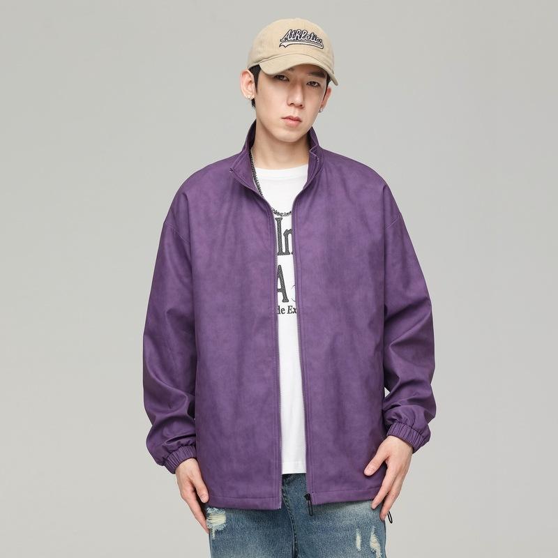 Trend Casual Coat Men's Spring and Autumn New Loose High Street Fashion Teenager Simple Jacket Tide