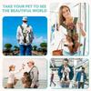 Haustier Fronttrage Rucksäcke Verstellbar Freihändig Hund Rucksack Für Kleine Mittlere Hunde Atmungsaktiv Katzen Outdoor Reise Trage Taschen