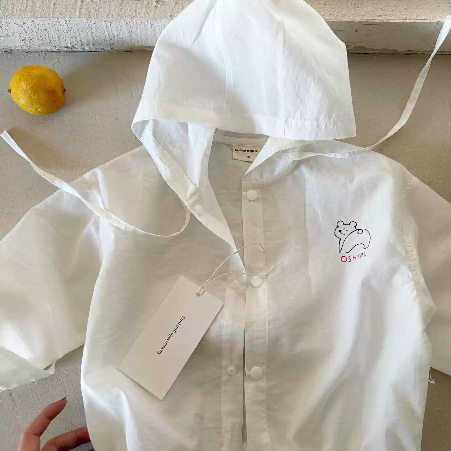 Kids Hooded Sun Protection Jacket Lightweight Breathable UV Blocking for Boys and Girls 80
