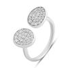 Silver Ring with Cubic Zirconia 0.55ct, Item Weight 2.4 G (2197607)