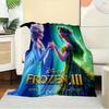 1pc Flannel Bedding Blanket - Inspired by Frozen III Concept Art - Great for Sofa Cover or Gift - Soft and Warm Microfiber Blanket