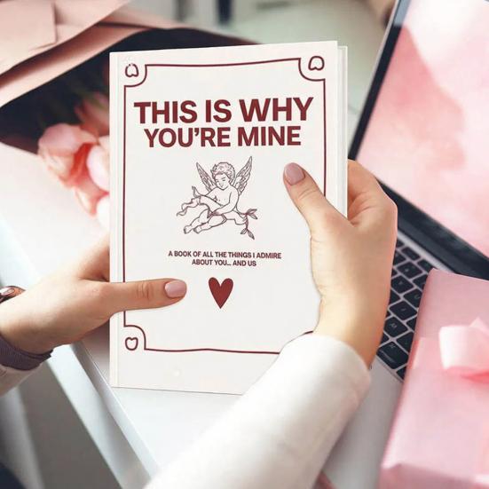 1/2 Bucăți Manualul Amintirilor Emoționale Acesta Este Motivul Pentru Care Ești Al Meu Jurnal Conexiune Emoțională Profundă Scriere Ghidată Carte Cadou Romantică