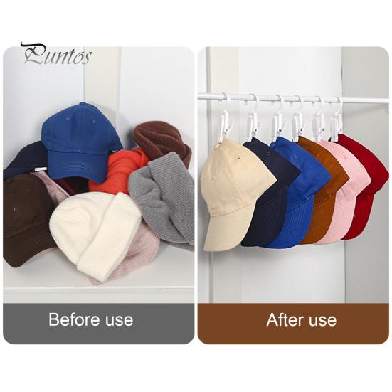 2Pcs Hat Clip Windproof Anti-slip Clothing Drying Hanger Hooks Rotating Clothespin for Hats Towels Socks
