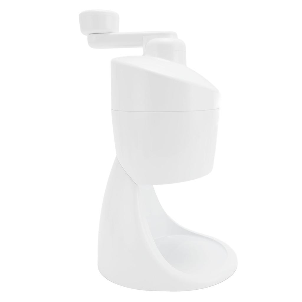 Handkurbel-Eisraspler 420 Edelstahl Manuelle Schnee-Eis-Kegelmaschine Slushie-Maker für Zuhause Outdoor Kommerzielle Nutzung mit Schüssel