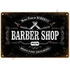 Vintage Barber Shop Metal Sign  Retro Haircut and Shave Plaque for Cafe Bar Pub  Tin Wall Decor Poster  Home Decor Iron Plate