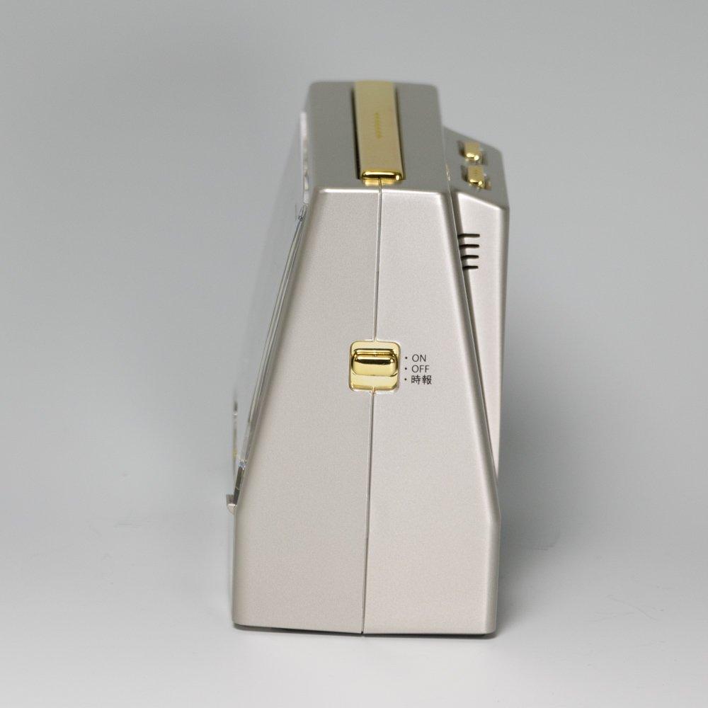 Seiko Clock TALK LINER Alarm Clock Voice Time Voice Bilingual Humidity Radio Light Gold Pearl DA206G SEIKO - Signal, Alarm, Switching, Calendar,