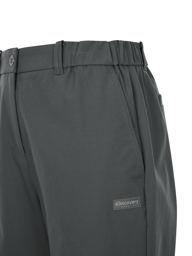DISCOVERY EXPEDITION Women'S High-Stretch Half Jogger Cargo Pants (D.Grey)