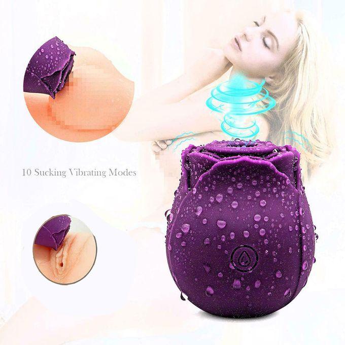 Vibrator USB Trandafir Vagin Clitoris Sucker