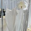 Robe de nuit d'été en soie glacée pour femmes, fine, sans manches, pour la maison