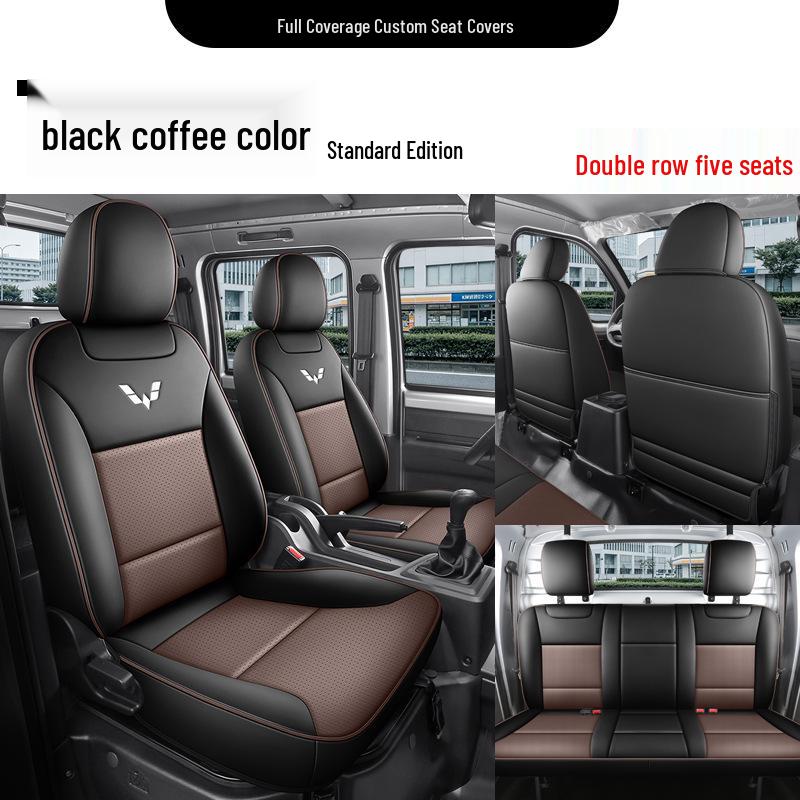 Wuling Rongguang Seat Covers: Breathable Ice Silk for Two or Five-Seater Models