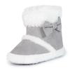 2025 Herbst/Winter Kleinkind Baumwollstiefel: Mit Schleife, Mehrfarbig, Rutschfeste Weichsohle